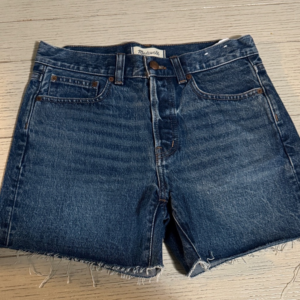 Madewell Dark Blue Denim Shorts